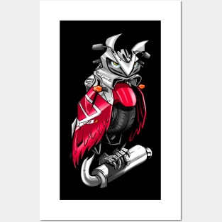 Honda CBR F4i Owl Posters and Art